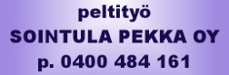 Peltityö Sointula Pekka Oy logo